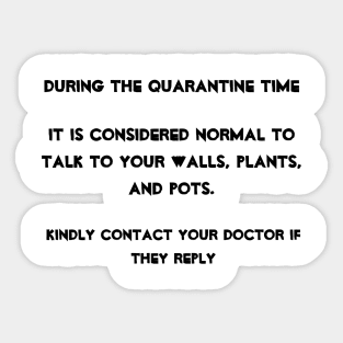 Doctor Notice Sticker